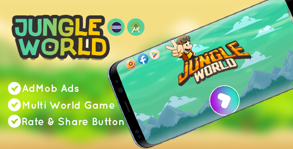 Script app android - Jogo do mundo da selva - Eclipse e Android Studio - Anúncios da AdMob