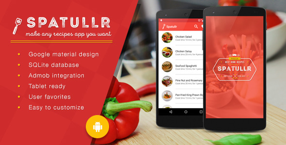 Script app android - Spatullr  - App de receitas para Android