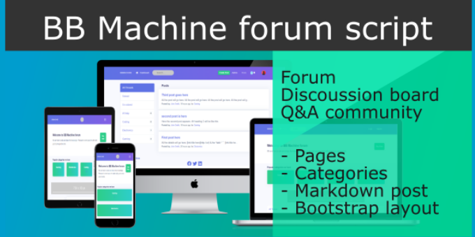 Forum Script Template Script PHP - Script da Plataforma do Fórum Download