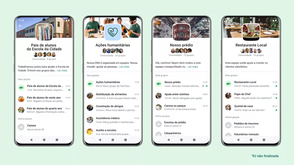 WhatsApp confirma que alguns usuários  já têm acesso ao seu novo recurso de Comunidades de grupos